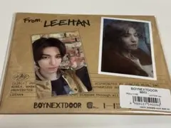BOYNEXTDOOR why Letter レター トレカ イハン