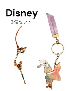 【未使用】ディズニー ストラップ ２個セット
