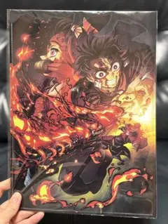 【新品未使用】映画鬼滅の刃グッズ　第二弾　三面クリアファイル