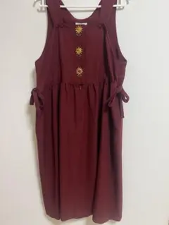 ワンピース ジャンパースカート 古着 90's