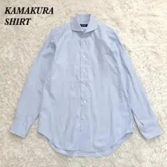 【美品】メーカーズシャツカマクラ シャツ 38-82　15-32 1/3