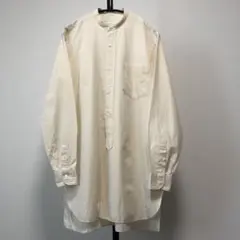 19ss希少 美品 ECRU コモリシャツ Band Collar Shirt