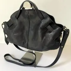 美品◎ANDREA MABIANI 2wayハンドバッグ ショルダーバッグ 巾着