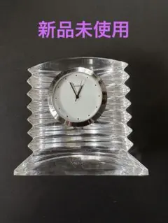 新品未使用Baccarat ラランドクロック置時計保証書あり定価55000円。
