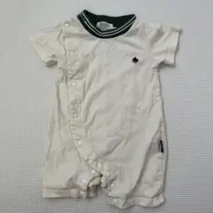 POLOロンパース 60-70 アイボリー