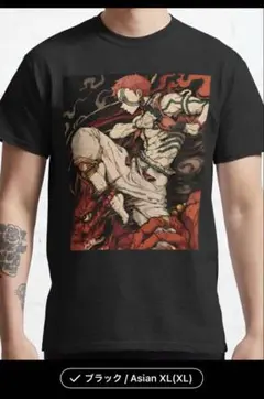 綿100%鬼滅の刃猗窩座Tシャツ