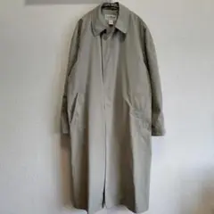80s アメリカ製 LLbean エルエルビーン ステンカラーコート チンスト