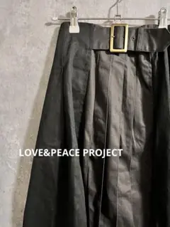 LOVE&PEACE PROJECT プリーツ　ロングスカート