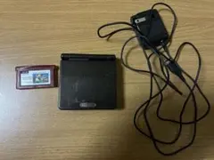 ゲームボーイアドバンスsp 黒色本体　充電器＋スーパーマリオブラザーズ　付き