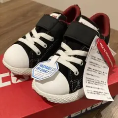 【新品未使用】CONVERSE スニーカー ブラック/レッド　18cm