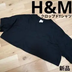H&M クロップド ショート ボックス ミニ Tシャツ チビ 半袖