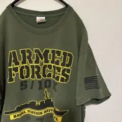 M US 古着 ミリタリー Ｔシャツ FRUIT OF THE LOOM