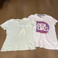 adidas グラフィックプリント アディダスTシャツ2枚セット