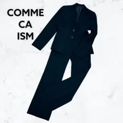 COMME CA ISM コムサイズム パンツスーツ セットアップ ブラック