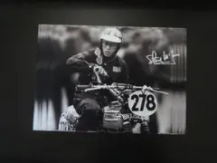 A4 額付き ポスター Steve McQueen スティーブマックイーン 写真