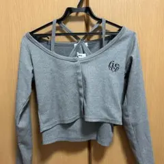 WEGO クロップド丈 カットソー