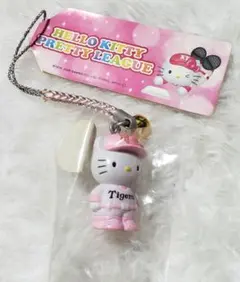 ハローキティ♥　ストラップ　根付　阪神タイガース　希少品❣　2009年❣
