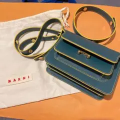 MARNIマルニTRUNK トランクミニショルダーバッグ バイカラー