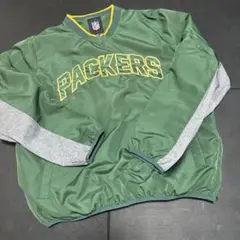 【古着】NFL パッカーズ ナイロンプルオーバー
