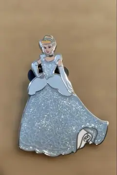 ディズニー　シンデレラ グリッター ピンバッチ