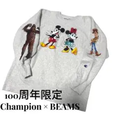Champion × BEAMS Crewneck Disney 100th 本日発売！Disney100 Collection Crewneck Sweat【Champion