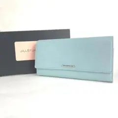 新品 ジルスチュアート 長財布 財布 レディース 水色 ブルー j17 レザー