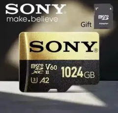 microSDXC V60 II 1024GB アダプター付き　8/17出品終了