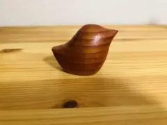 木製 小鳥の置き物 北欧