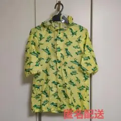 恐竜柄 キッズレインコート 100cm