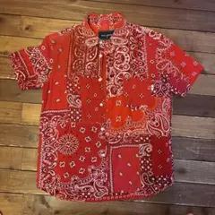Whiz limited バンダナ シャツ
