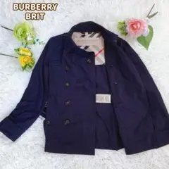 BURBERRY BRIT バーバリー トレンチコート ショート メガチェック