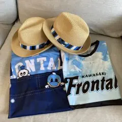 川崎フロンターレ　麦わら帽子　くいしんぼうユニフォーム　青空Tシャツ まとめ売り