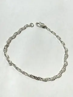 シルバー チェーンブレスレット 約18cm