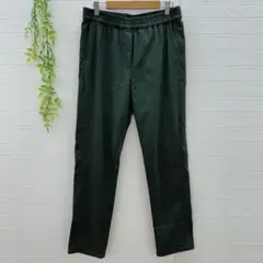 【ピサーノ】 タックパンツ イージースラックス ストレッチ グリーン (L)