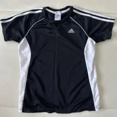 adidas CLIMALITE Tシャツ Sサイズレディース 黒/白 UK8