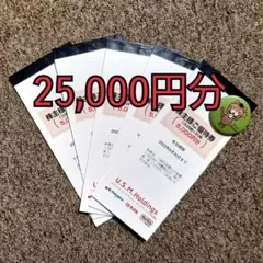 USMH 株主優待 25000円分