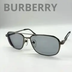 美品✨バーバリー ロゴ入り サングラス 度入り 54◻︎16-143
