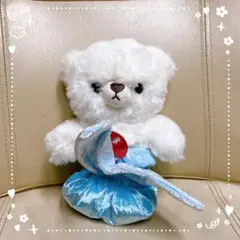 【タグ付き】ふあふあくまさん マーメイド タイトー限定 ぬいぐるみ ホワイト
