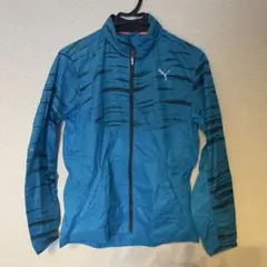 PUMA ストライプ ウィンドブレーカー　中古品