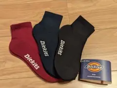 Dickies　キッズ　ソックス　ショート　3足セット　靴下　新品