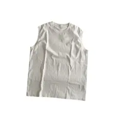 【新品】25ss COMOLI コットンジャージ ノースリーブ ホワイト 4