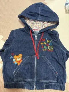 ミキハウス　80 デニムパーカー