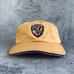 yp286古着　キャップ　イエロー　黄色　90s Y2K
