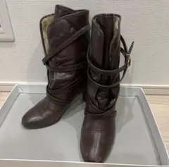 銀座かねまつ ミドルブーツ 2way