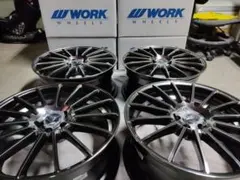 【work&Michelin】RYVER M009【4本セット】 楽天市場】中古 WORK RYVER M009 タイヤホイールセット 4本