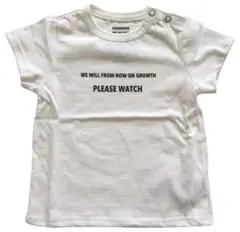 べビーTシャツ(半袖)ホワイト 新品 generator 90cm