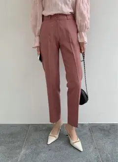 ⭐︎DHOLIC⭐︎スリムスラックスパンツ ピンク S