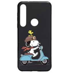 【70-39】Motog8plus対応スマホケース（スヌーピー＆ウッドストック）