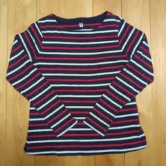 ユニクロ　ボーダー　長袖　カットソー 150