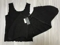 セットアップ　2739円タンクトップカーディガン　黒